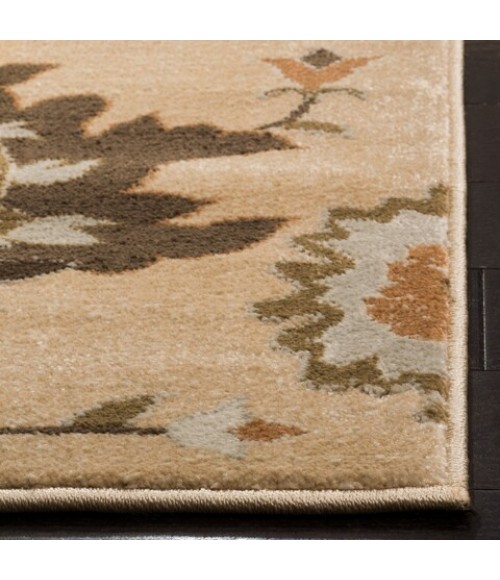 Safavieh Florenteen Ivory / Brown FLR129 4 ft. X 6 ft. Rectangle Rug