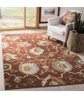 Safavieh Florenteen Rust / Ivory FLR129 5 ft. 1 in. X 7 ft. 7 in. Rectangle Rug