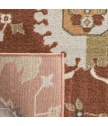 Safavieh Florenteen Rust / Ivory FLR129 5 ft. 1 in. X 7 ft. 7 in. Rectangle Rug