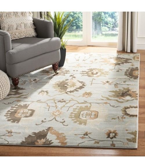 Safavieh Florenteen Grey / Ivory FLR129 5 ft. 1 in. X 7 ft. 7 in. Rectangle Rug