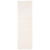 Safavieh Fontana Shag  Ivory FNT800 2 ft. 3 in. X 12 ft. Runner Rug