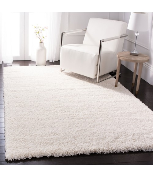 Safavieh Fontana Shag  Ivory FNT800 4 ft. X 4 ft. Square Rug