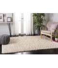 Safavieh Fontana Shag  Creme FNT800 4 ft. X 4 ft. Square Rug