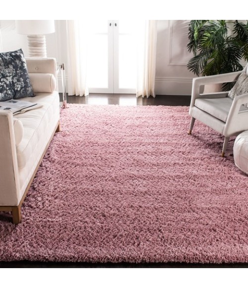 Safavieh Fontana Shag  Pink FNT800 8 ft. X 10 ft. Rectangle Rug