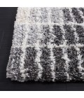 Safavieh Fontana Shag  Ivory / Grey FNT823 5 ft. 3 in. X 7 ft. 6 in. Rectangle Rug