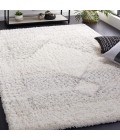 Safavieh Fontana Shag  Ivory / Grey FNT827 5 ft. 3 in. X 7 ft. 6 in. Rectangle Rug
