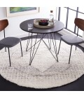 Safavieh Fontana Shag Ivory / Grey Rug FNT827 6 ft. 7 in. X 6 ft. 7 in. Round - Rugs Town Safavieh Fontana Shag Ivory / Grey FNT827 6 ft. 7 in. X 6 ft. 7 in. Round Rug