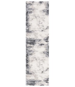 Safavieh Fontana Shag  Ivory / Grey FNT831 2 ft. 3 in. X 8 ft. Runner Rug