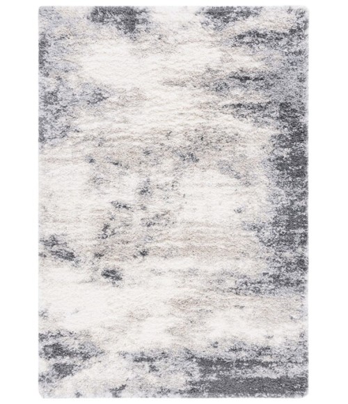 Safavieh Fontana Shag  Ivory / Grey FNT831 8 ft. X 10 ft. Rectangle Rug