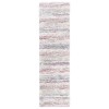 Safavieh Fontana Shag  Ivory / Pink FNT842 2 ft. 3 in. X 12 ft. Runner Rug