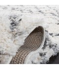 Safavieh Fontana Shag Ivory / Grey Rug FNT845 2 ft. 3 in. X 6 ft. Runner - Rugs Town Safavieh Fontana Shag Ivory / Grey FNT845 2 ft. 3 in. X 6 ft. Runner Rug