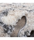 Safavieh Fontana Shag Ivory / Grey Rug FNT851 3 ft. X 3 ft. Round - Rugs Town Safavieh Fontana Shag Ivory / Grey FNT851 3 ft. X 3 ft. Round Rug