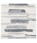 Safavieh Fontana Shag Grey / Ivory Rug FNT890 4 ft. X 4 ft. Square - Rugs Town Safavieh Fontana Shag Grey / Ivory FNT890 4 ft. X 4 ft. Square Rug