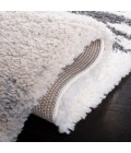 Safavieh Fontana Shag Grey / Ivory Rug FNT898 3 ft. X 3 ft. Round - Rugs Town Safavieh Fontana Shag Grey / Ivory FNT898 3 ft. X 3 ft. Round Rug