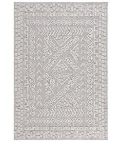 Safavieh Global Grey / Ivory GLB202 4 ft. X 6 ft. Rectangle Rug