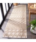 Safavieh Global Beige / Brown GLB206 2 ft. 2 in. X 8 ft. Runner Rug