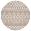 Safavieh Global Beige / Brown GLB206 6 ft. 7 in. X 6 ft. 7 in. Round Rug