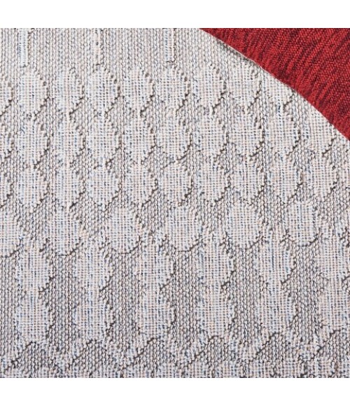 Safavieh Global Grey / Ivory GLB206 6 ft. 7 in. X 6 ft. 7 in. Round Rug