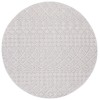 Safavieh Global Grey / Ivory GLB206 6 ft. 7 in. X 6 ft. 7 in. Round Rug