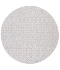 Safavieh Global Grey / Ivory GLB206 6 ft. 7 in. X 6 ft. 7 in. Round Rug