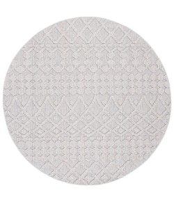 Safavieh Global Grey / Ivory GLB206 6 ft. 7 in. X 6 ft. 7 in. Round Rug
