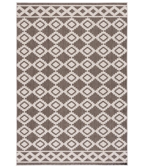 Safavieh Global Beige / Dark Beig GLB208 9 ft. X 12 ft. Rectangle Rug
