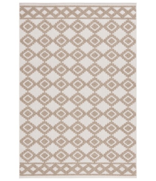 Safavieh Global Beige / Brown GLB208 4 ft. X 6 ft. Rectangle Rug