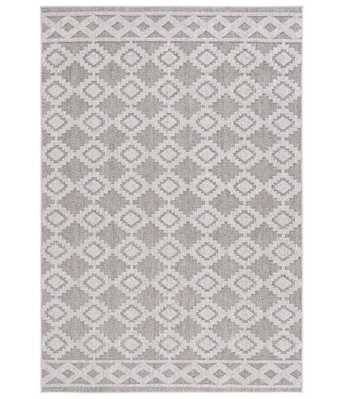 Safavieh Global Grey / Ivory GLB208 9 ft. X 12 ft. Rectangle Rug