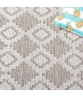 Safavieh Global Grey / Ivory GLB208 9 ft. X 12 ft. Rectangle Rug