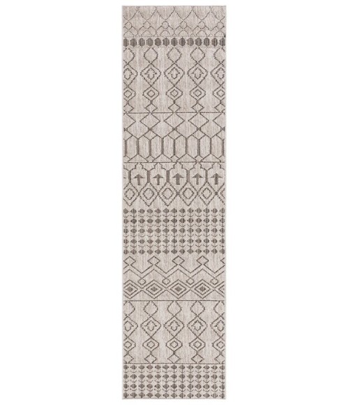 Safavieh Global Beige / Dark Beig GLB212 2 ft. 2 in. X 8 ft. Runner Rug