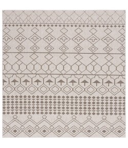 Safavieh Global Beige / Dark Beig GLB212 6 ft. 7 in. X 6 ft. 7 in. Square Rug
