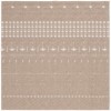 Safavieh Global Beige / Ivory GLB212 6 ft. 7 in. X 6 ft. 7 in. Square Rug