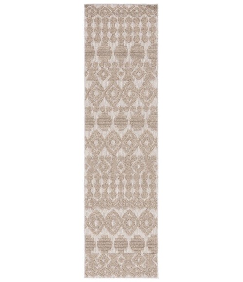 Safavieh Global Beige / Brown GLB214 2 ft. 2 in. X 8 ft. Runner Rug