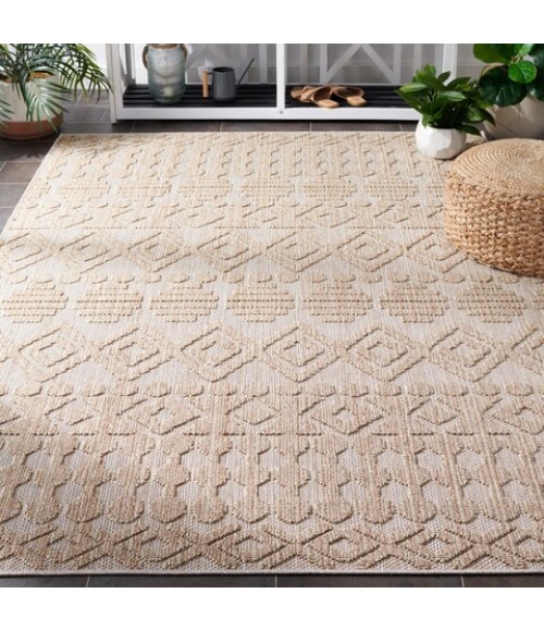 Safavieh Global Beige / Brown GLB214 9 ft. X 12 ft. Rectangle Rug