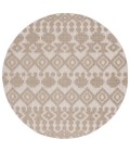 Safavieh Global Beige / Brown GLB214 6 ft. 7 in. X 6 ft. 7 in. Round Rug