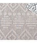 Safavieh Global Grey / Ivory GLB214 6 ft. 7 in. X 6 ft. 7 in. Round Rug