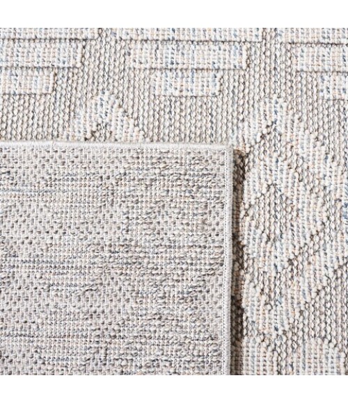 Safavieh Global Grey / Ivory GLB214 6 ft. 7 in. X 6 ft. 7 in. Round Rug