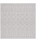 Safavieh Global Grey / Ivory GLB214 6 ft. 7 in. X 6 ft. 7 in. Square Rug