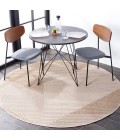 Safavieh Global Beige / Ivory GLB400 6 ft. 7 in. X 6 ft. 7 in. Round Rug