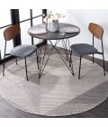 Safavieh Global Light Grey / Grey GLB400 6 ft. 7 in. X 6 ft. 7 in. Round Rug
