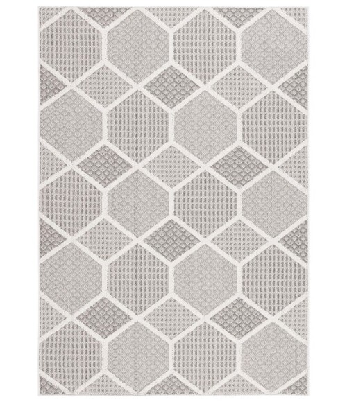 Safavieh Global Grey / Ivory Rug GLB414 8 ft. X 10 ft. Rectangle - Rugs Town Safavieh Global Grey / Ivory GLB414 8 ft. X 10 ft. Rectangle Rug