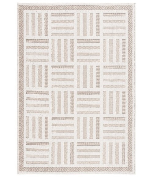 Safavieh Global Ivory / Beige GLB418 5 ft. 3 in. X 7 ft. 6 in. Rectangle Rug