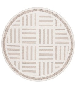 Safavieh Global Ivory / Beige GLB418 6 ft. 7 in. X 6 ft. 7 in. Round Rug
