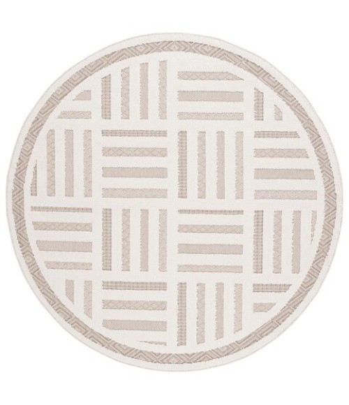 Safavieh Global Ivory / Beige Rug GLB418 6 ft. 7 in. X 6 ft. 7 in. Round - Rugs Town Safavieh Global Ivory / Beige GLB418 6 ft. 7 in. X 6 ft. 7 in. Round Rug