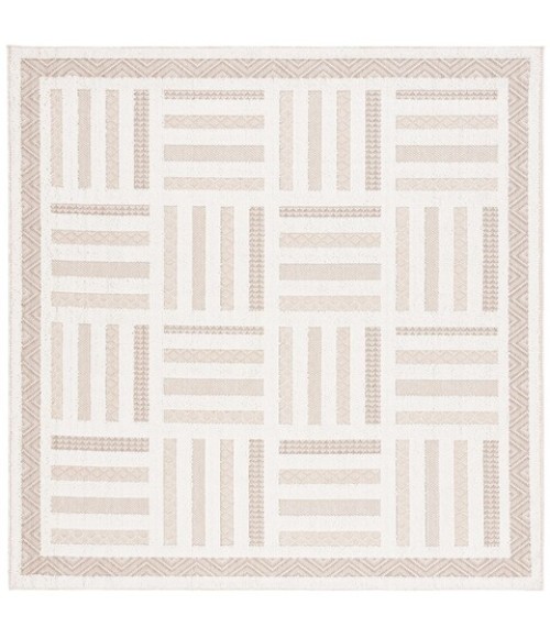Safavieh Global Ivory / Beige Rug GLB418 6 ft. 7 in. X 6 ft. 7 in. Square - Rugs Town Safavieh Global Ivory / Beige GLB418 6 ft. 7 in. X 6 ft. 7 in. Square Rug