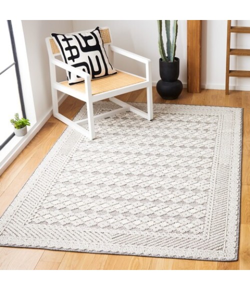 Safavieh Global Light Grey / Dark Grey Rug GLB864 5 ft. 3 in. X 7 ft. 6 in. Rectangle - Rugs Town Safavieh Global Light Grey / Dark Grey GLB864 5 ft. 3 in. X 7 ft. 6 in. Rectangle Rug