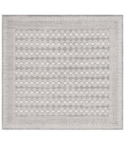 Safavieh Global Light Grey / Dark Grey GLB864 6 ft. 7 in. X 6 ft. 7 in. Square Rug