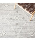 Safavieh Global Light Grey / Ivory GLB868 6 ft. 7 in. X 6 ft. 7 in. Round Rug
