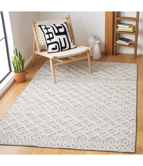Safavieh Global Grey / Ivory GLB870 8 ft. X 10 ft. Rectangle Rug