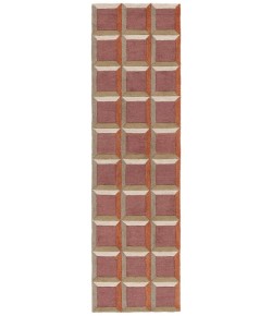 Safavieh Genre Pink / Beige GRE101 2 ft. 3 in. X 8 ft. Runner Rug